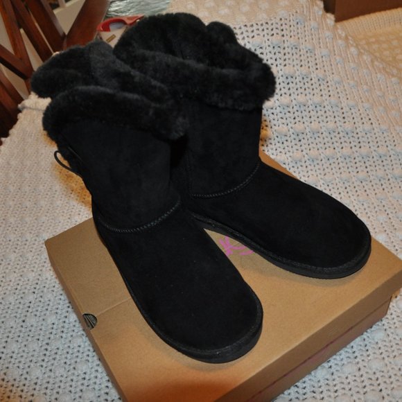 Sugar Marty Cozy Winter Boots Black Size 8 In Box - Picture 1 of 7